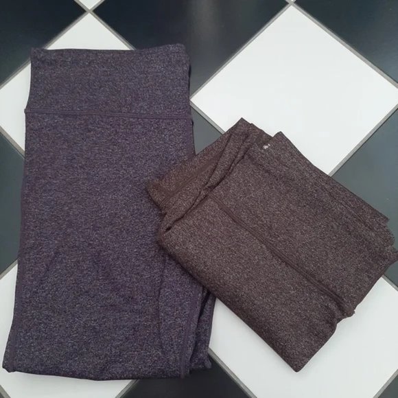 Set of 2 leggings (Brown and Purple) - Picture 5 of 7